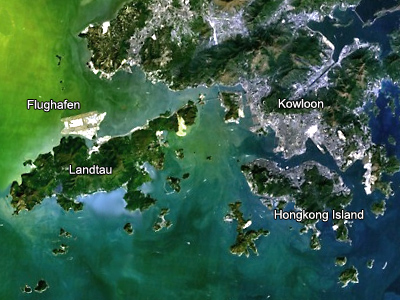 Hongkong Karte